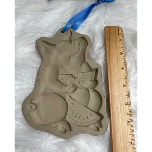 Brown Bag Cookie Art Mold Hill Design Inc 1992PIG 6”